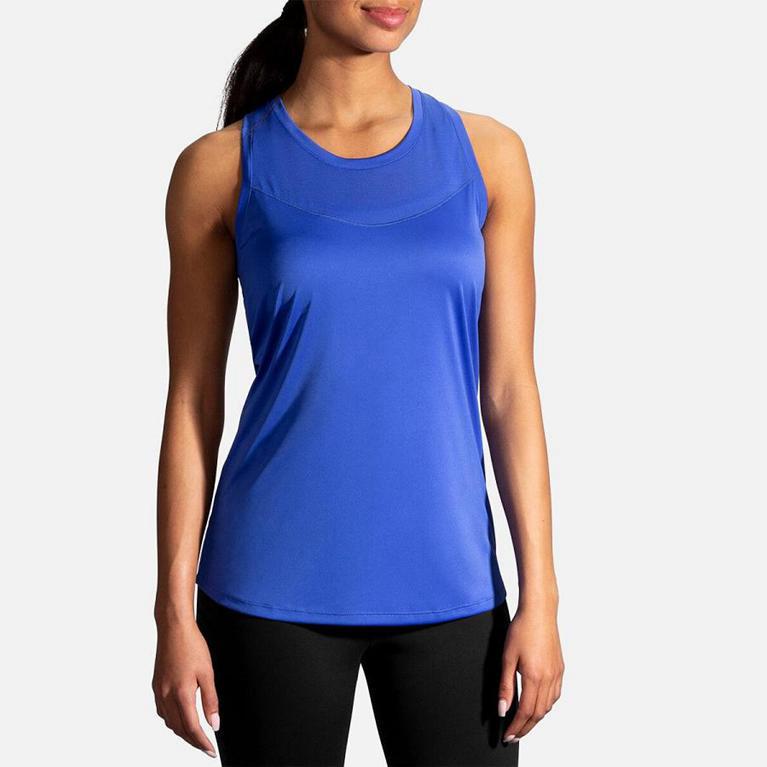 Brooks Stealth Running Tank Top - Women's - Blue (56824-VRGB)